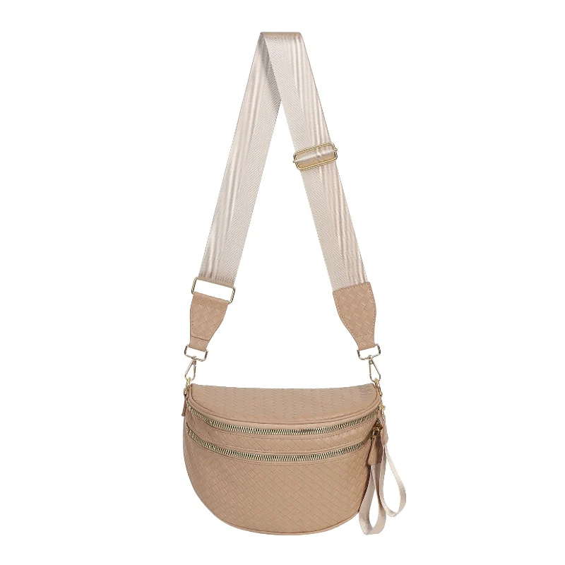 GoFree - Woven Leather Bum Bag - Image 10