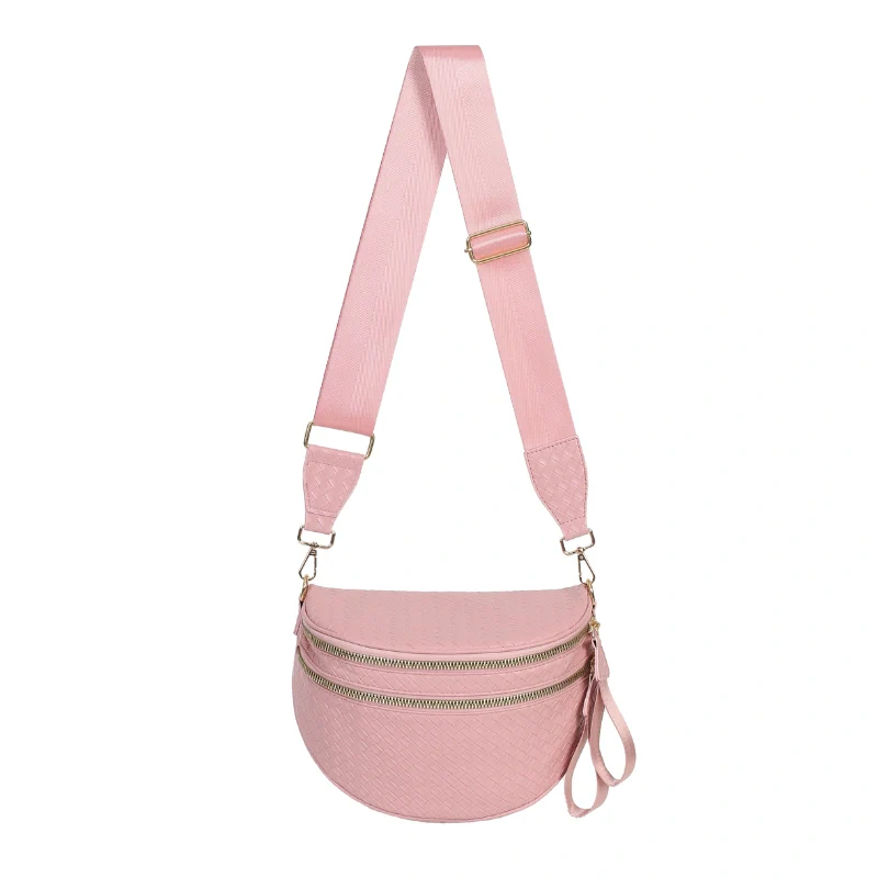GoFree - Woven Leather Bum Bag - Image 11