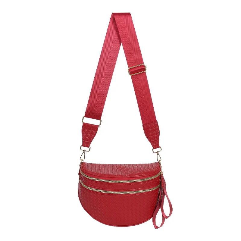 GoFree - Woven Leather Bum Bag - Image 15