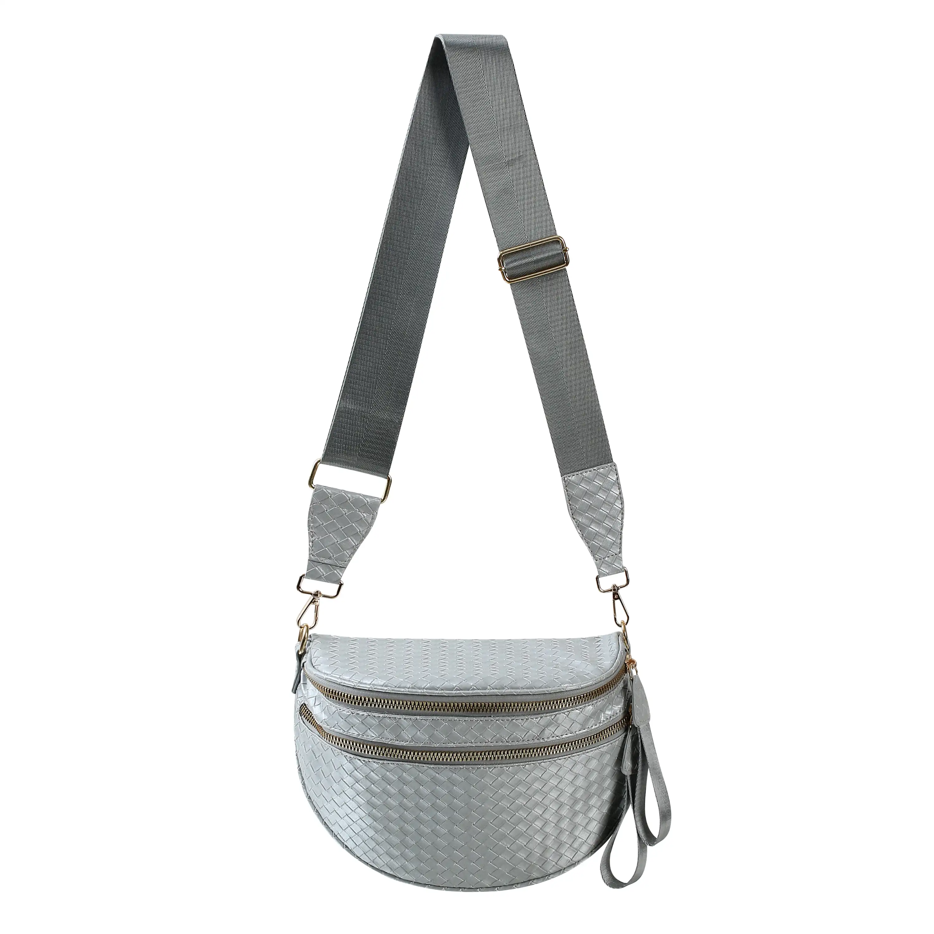 GoFree - Woven Leather Bum Bag - Image 19