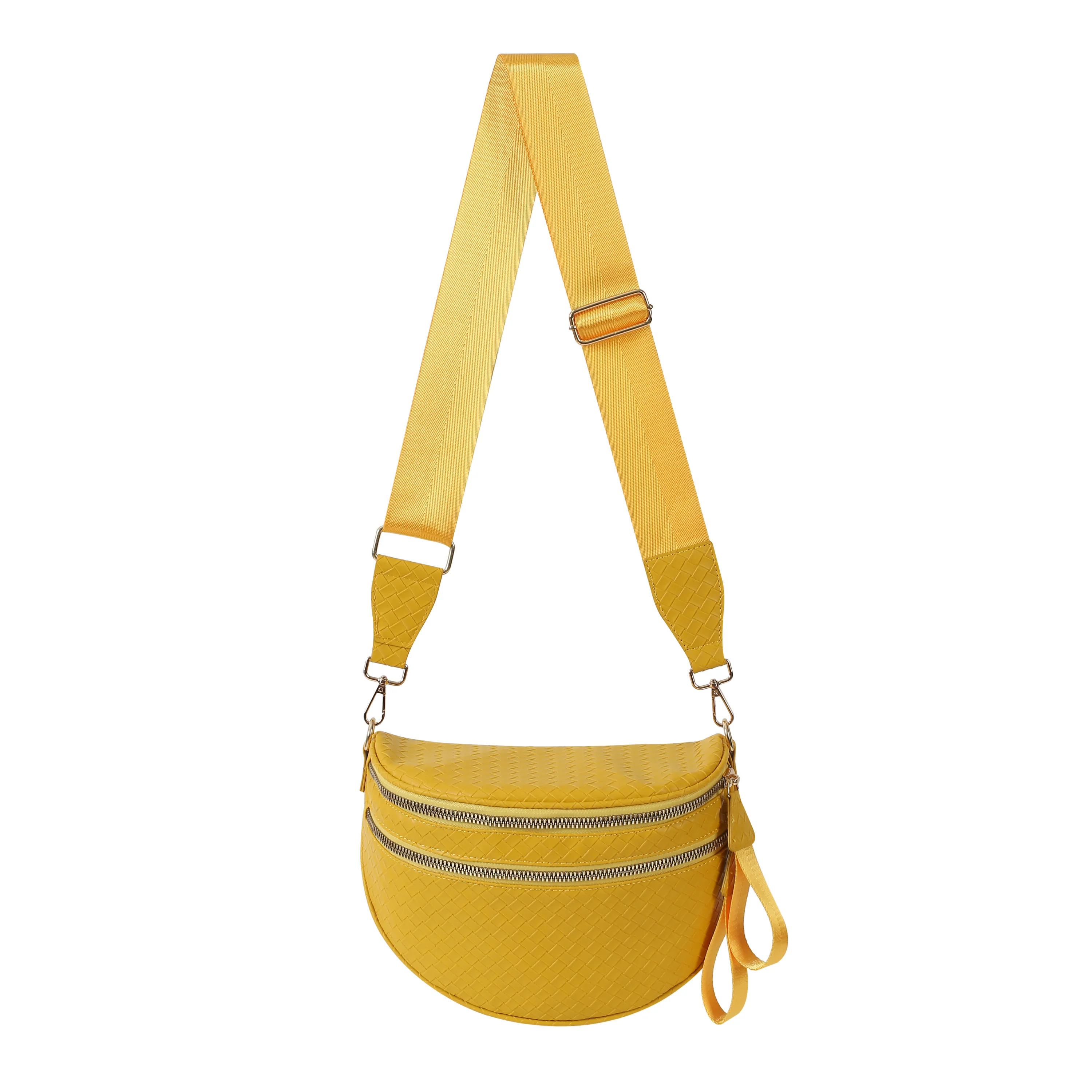 GoFree - Woven Leather Bum Bag - Image 20