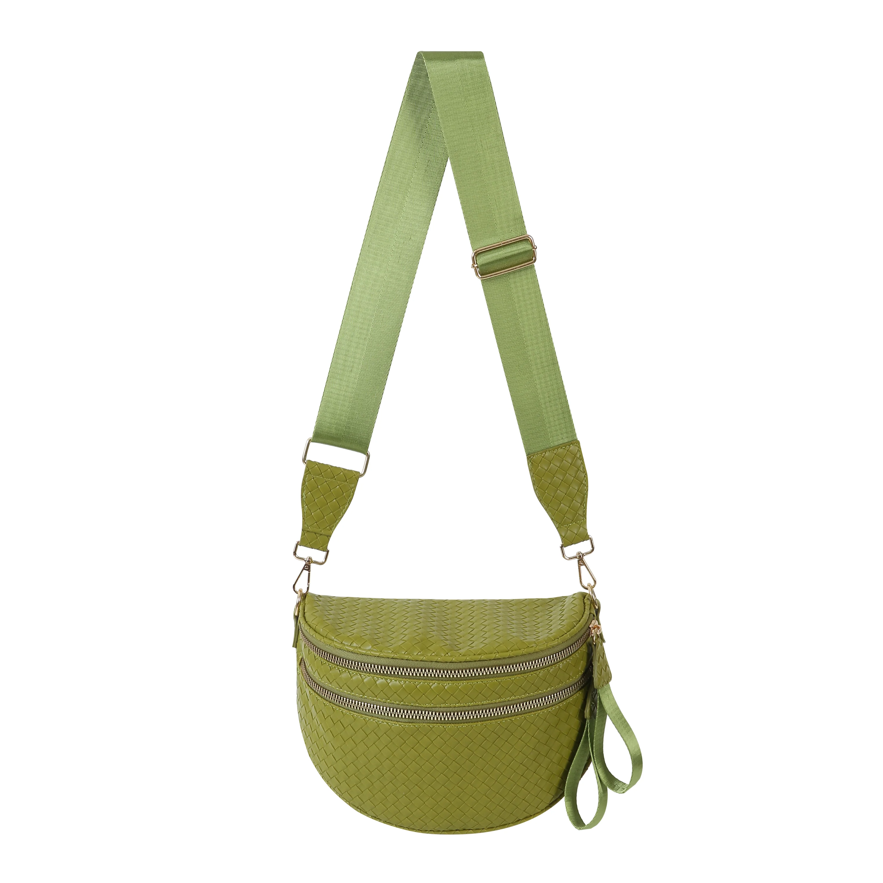 GoFree - Woven Leather Bum Bag - Image 23