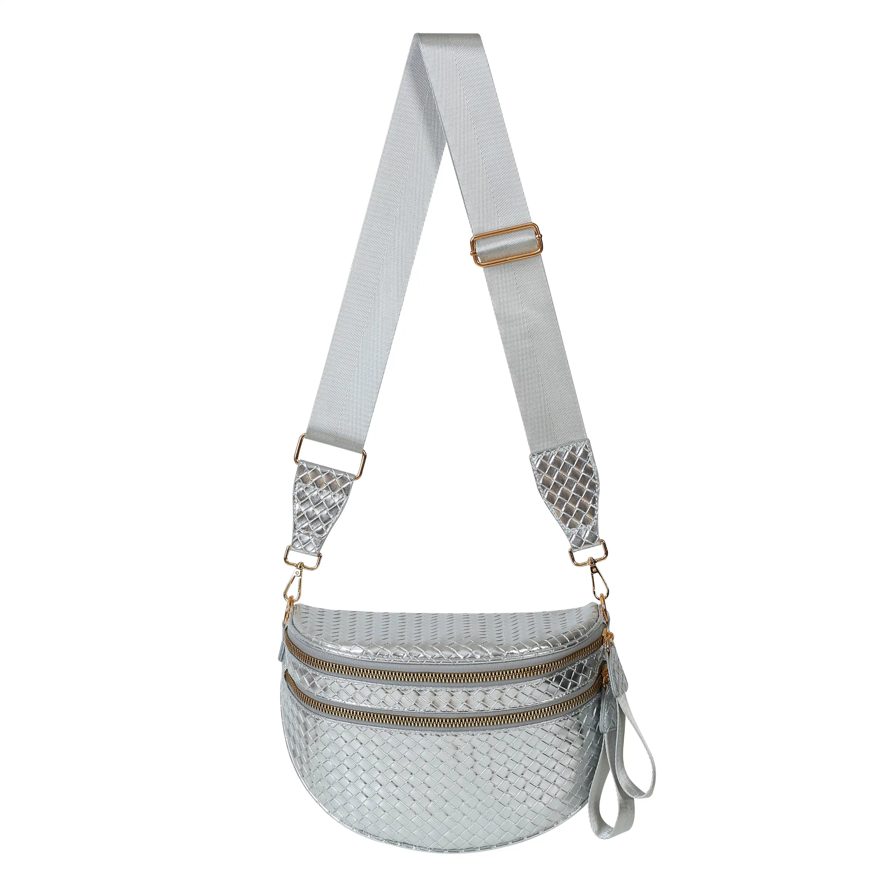 GoFree - Woven Leather Bum Bag - Image 27
