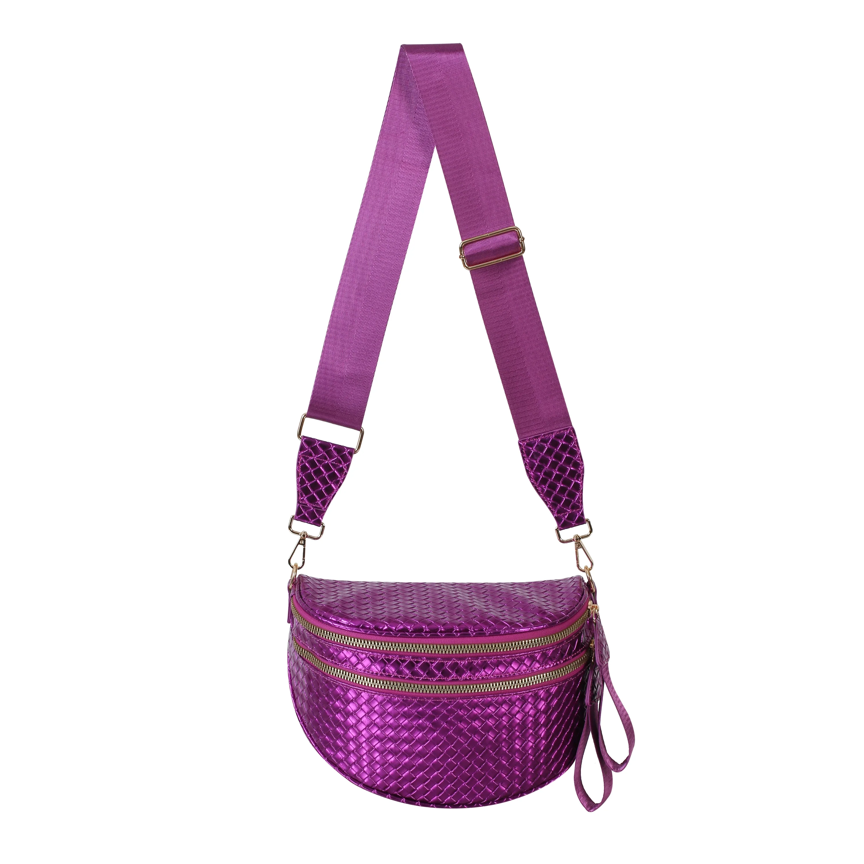 GoFree - Woven Leather Bum Bag - Image 28