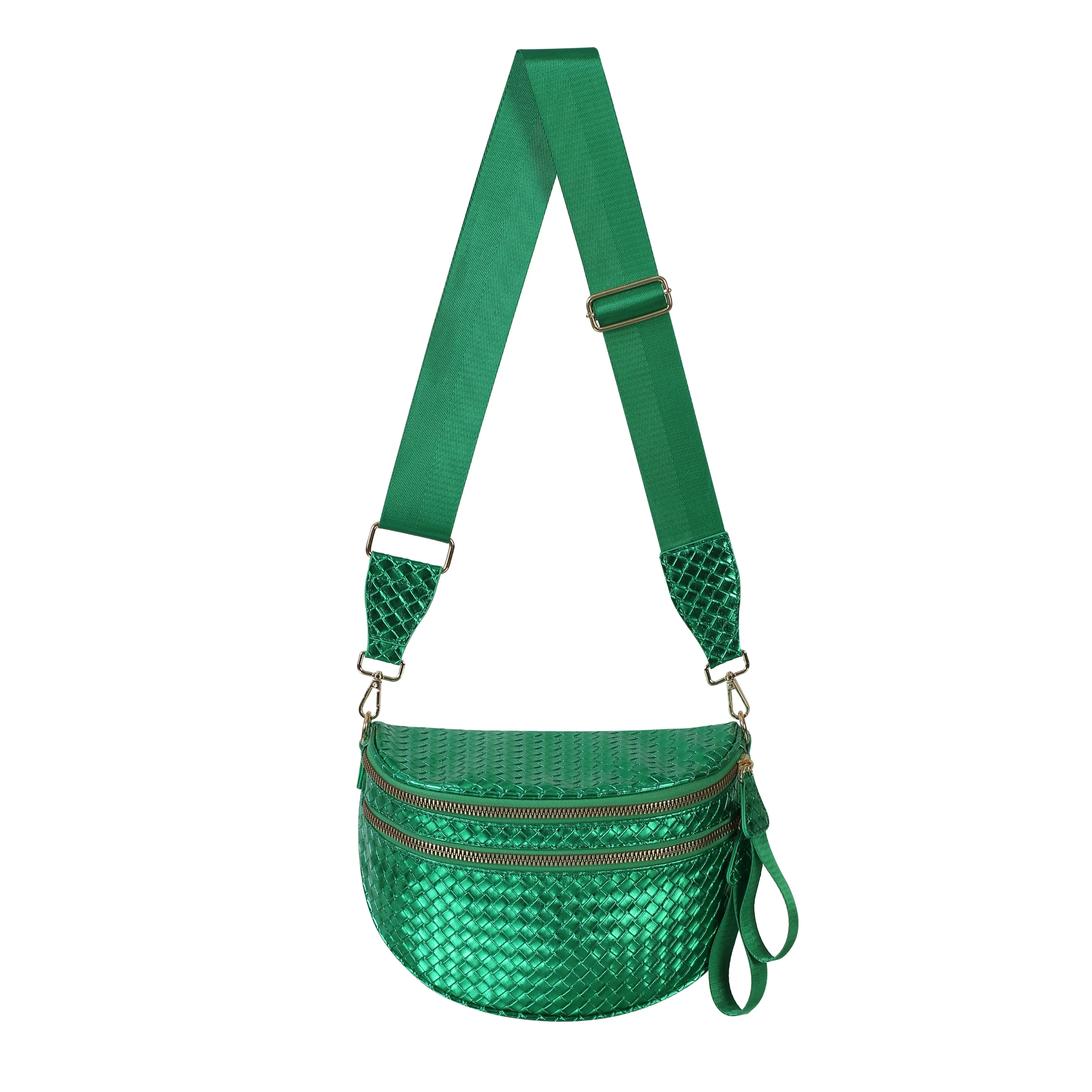 GoFree - Woven Leather Bum Bag - Image 29