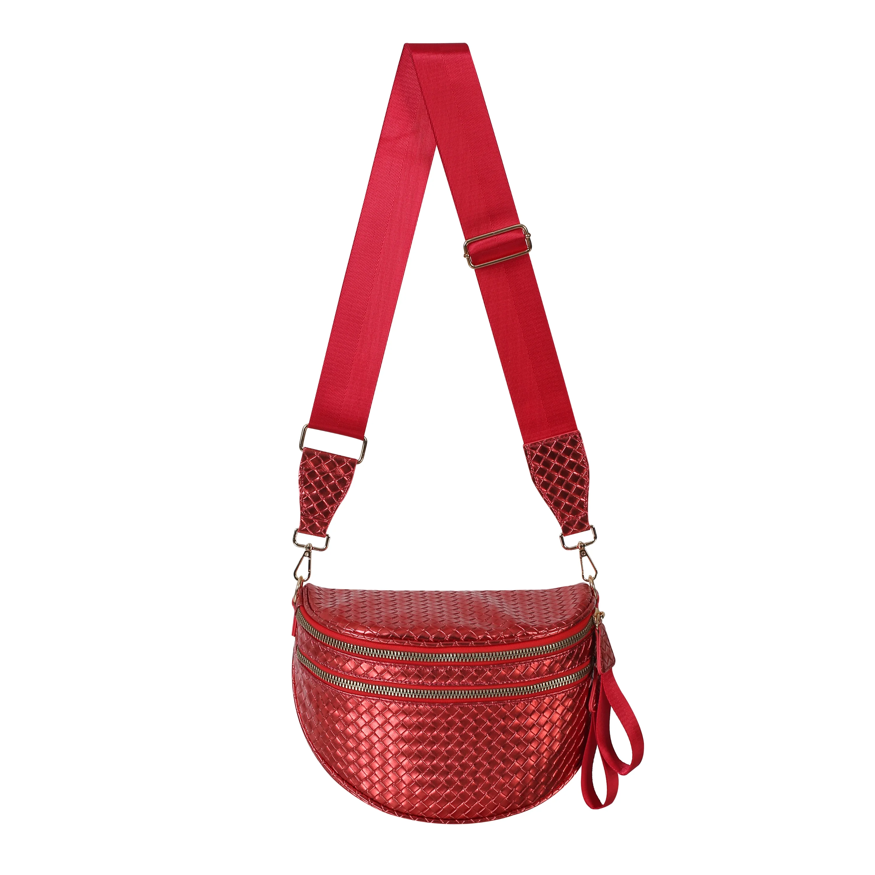 GoFree - Woven Leather Bum Bag - Image 31
