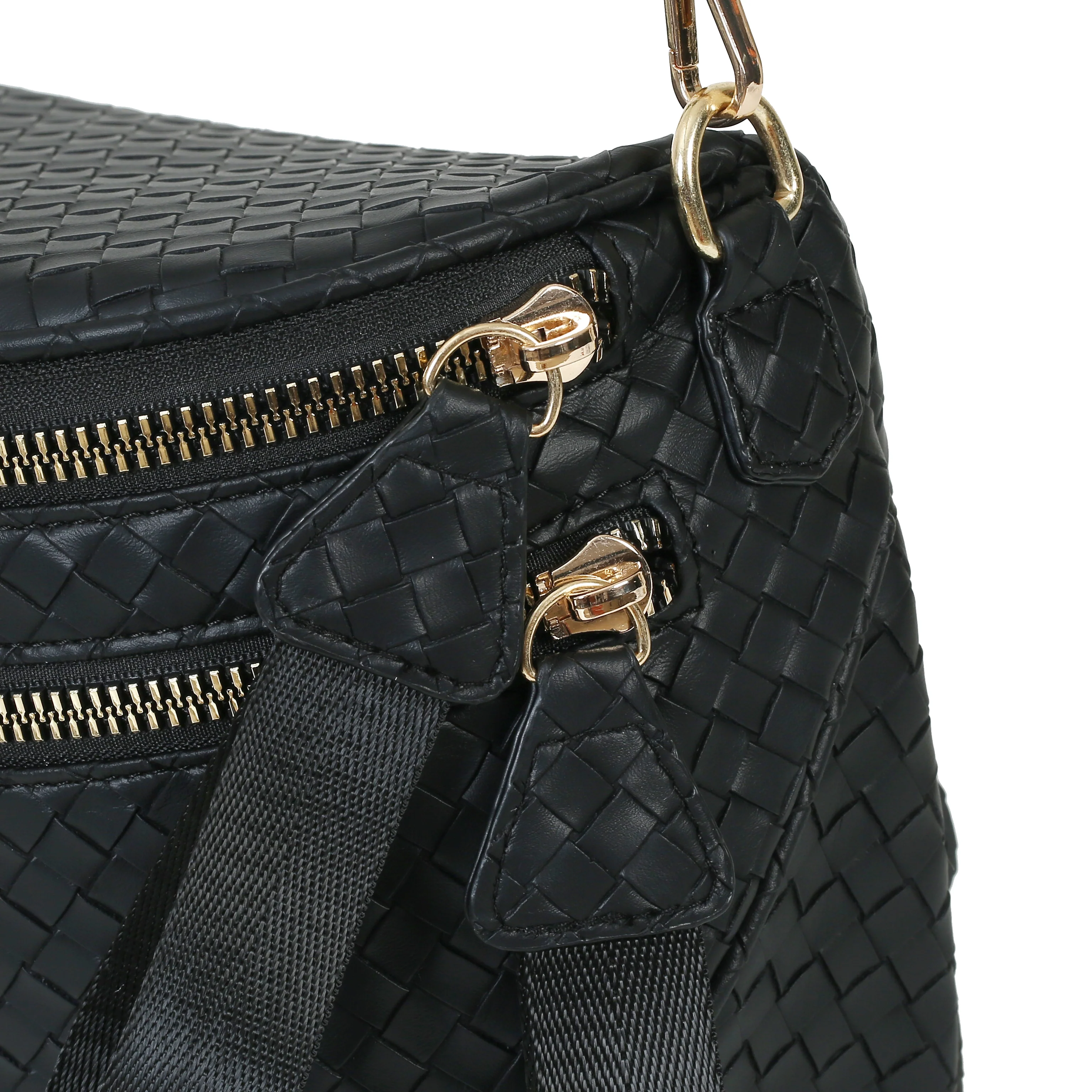 GoFree - Woven Leather Bum Bag - Image 5