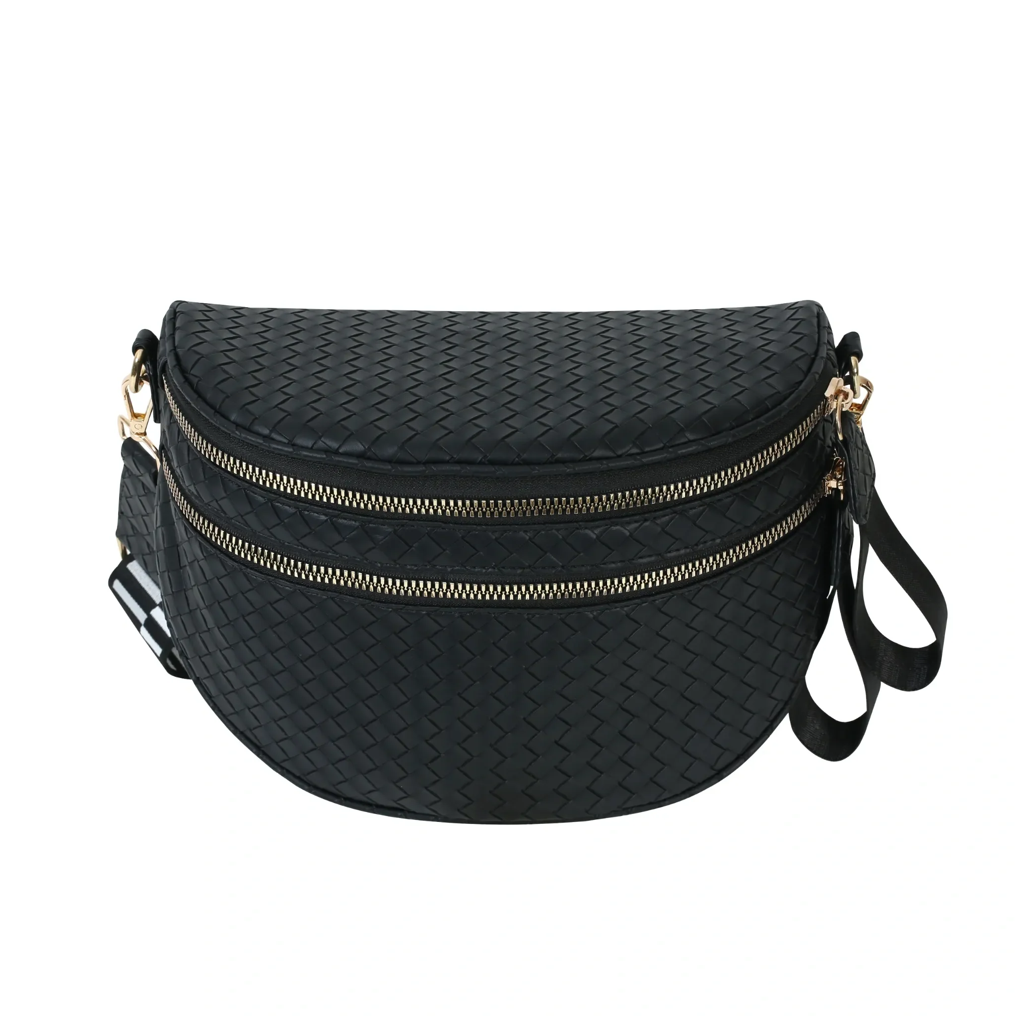 GoFree - Woven Leather Bum Bag - Image 7