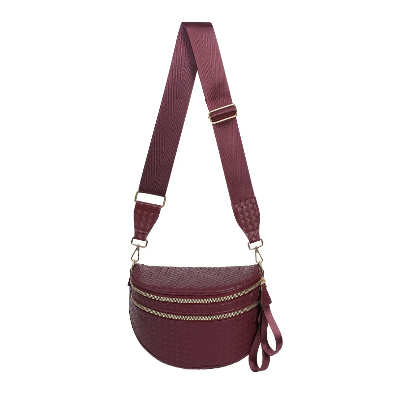 GoFree - Woven Leather Bum Bag - Image 8